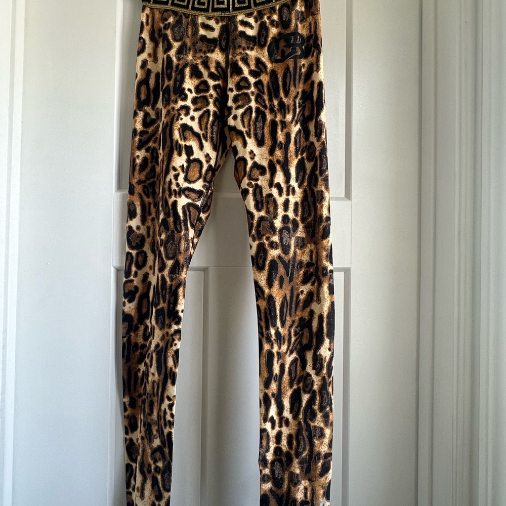 Cyclebar Leopard Print Leggings